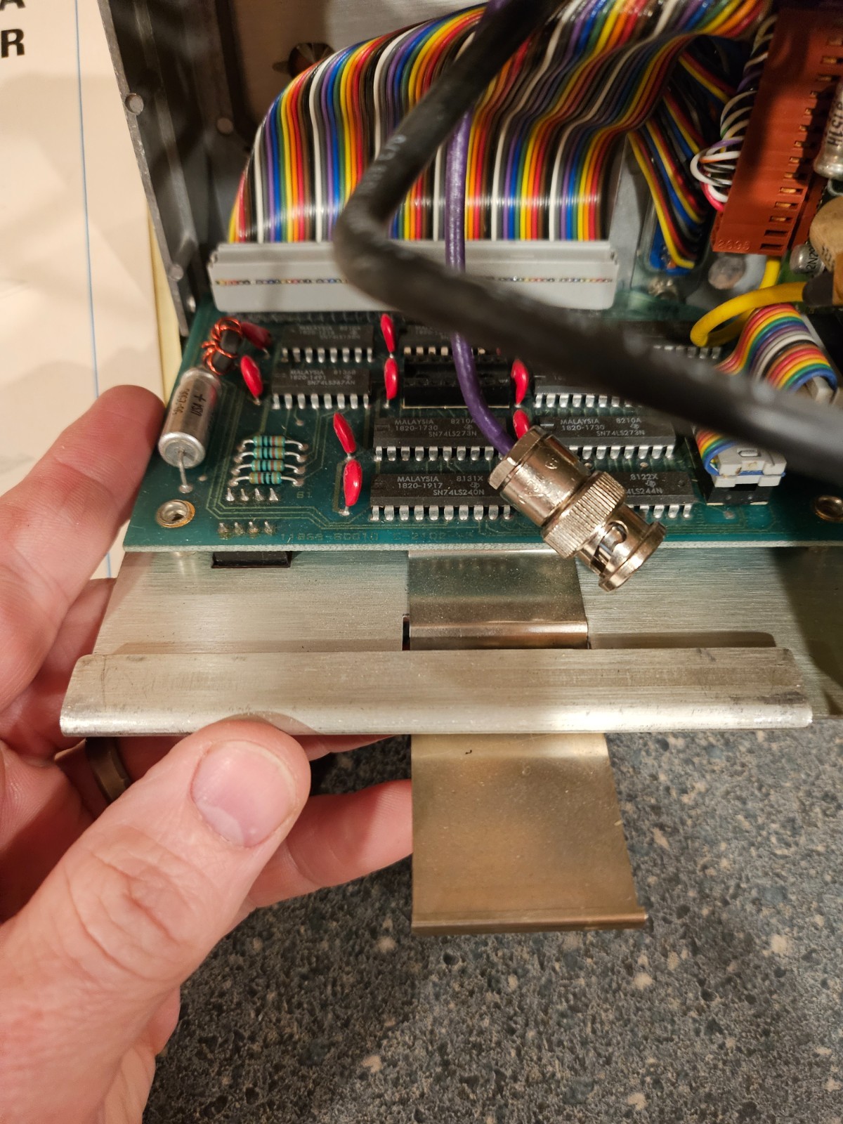 HP 11689A RF Plug-In Adapter with Manual *UNTESTED* HP 86200 to HP 8350A sweeper