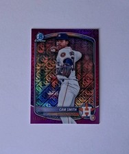 2025 Bowman Chrome Pcp-48 Cam Smith Fuchsia Mojo Refractor Rc 299