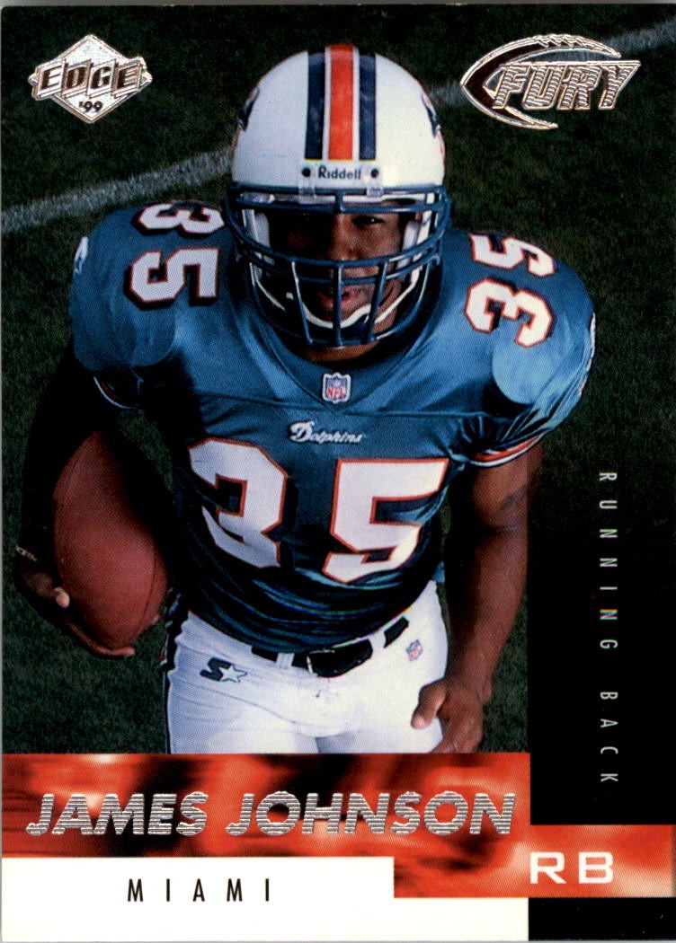 1999 Collector's Edge Fury #174 James Johnson RC - FB