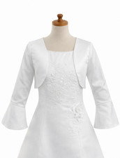 Kommunion Bolero Jacke zum Kommunionskleid Kommunionkleid 134 140 146 152 158