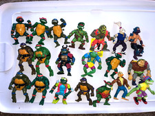 Vintage TMNT Teenage Mutant Ninja Turtles figures 1990s Playmates Lot of 20