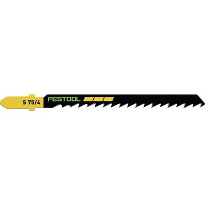 Festool 204306 S 75/4/25 Basic Wood Cutting Jigsaw Blades, 25-Count