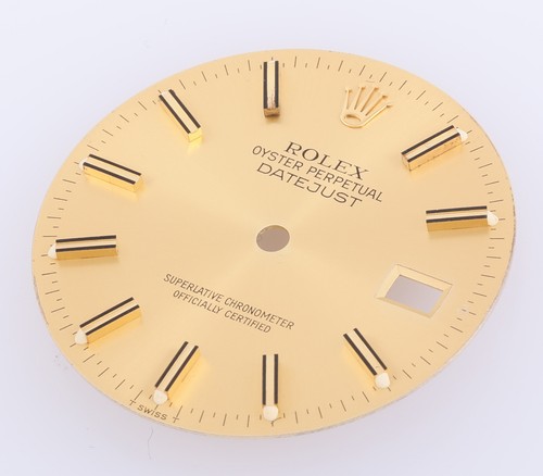 Rolex Mens Datejust 36mm Champagne Dial, Black Stick Marker -T Swiss T #D2 - Picture 2 of 5