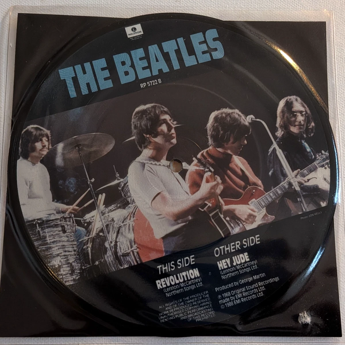 25+ The Beatles 45 RPM Speed Picture Disc Vinyl Records for sale