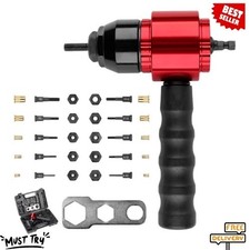 New Rivet Nut Tool Kit Drill Ratchet Compatible W 10 Mandrels 50 Rivet Nuts C New Rivet Nut Tool Kit Drill Ratchet Compatible W 10 Mandrels 50 Rivet Nuts C