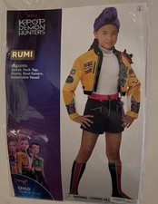 Child Size Large 12-14 Kpop Demon Hunters RUMI Spirit Halloween Costume Girls