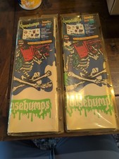    RARE 1x Vintage 18" X 40" Goosebumps Static Cling Jumbo Stick Ups Vinyl Art