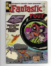 Fantastic Four 38 1965 Marvel Comics F 6.0 Spaventoso Quattro Torcia Umana Cosa