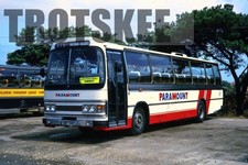 35mm Slide Potteries PMT Leyland Leopard Duple XBF59S 1986