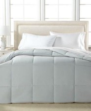 Royal Luxe Gray Color Down Alt Light Warmth Microfiber Full / Queen Comforter