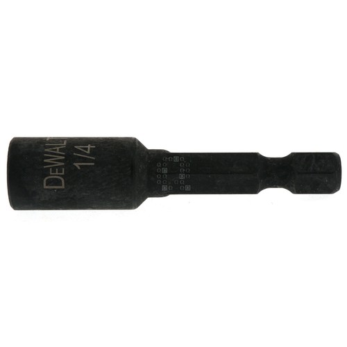 Destornillador de tuerca magnética DeWALT DW2218IR 1/4" x 1/4" hexagonal listo para impactos, 1-7/8" de longitud - Imagen 5 de 11