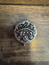 Vintage Millennium 2000 Pewter Spinning Thimble Angel Design Made in Spain