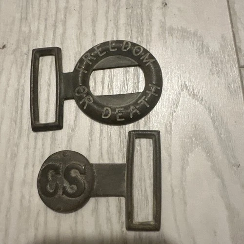 Very Hard To Find Civil War Confederate Cs Freedom Or Did Belt Buckle