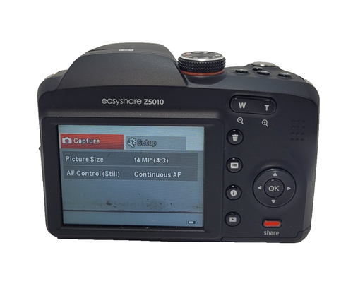 Kodak EasyShare Z5010 21x Optical Zoom 14.0MP Digital Camera Black/Tested Works - Picture 8 of 10