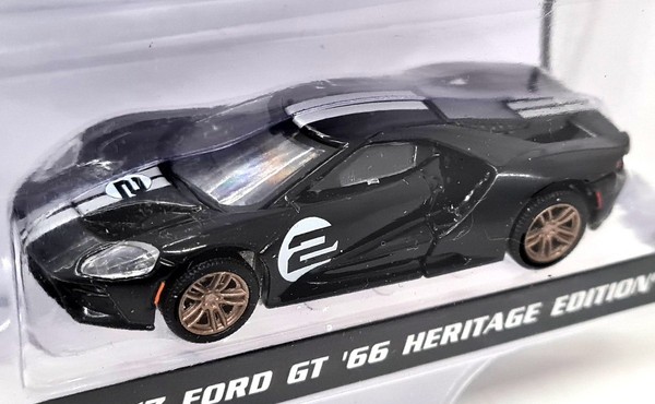 Greenlight 1/64 Ford Gt '66 Heritage Edition 2017 Diecast Model Car-image