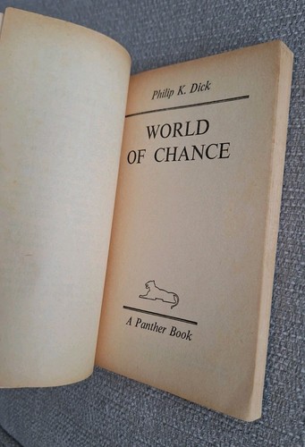 World of Chance Philip K. Dick 1er livre de poche britannique Panther Books 1959 - Photo 8/9