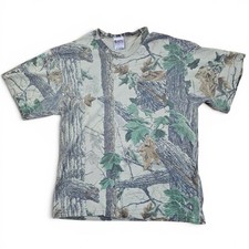 SPORTEX Realtree Camo Pocket T Shirt Men's XL VTG Y2K USA Made Hunting Outdoors