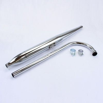 SET Auspuff + Krümmer für Zündapp Super Combinette 515-006 / Combinette 433