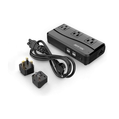 BESTEK MRJ201GU-BK Travel Voltage Converter 90-240V to 100V USB Plug Set