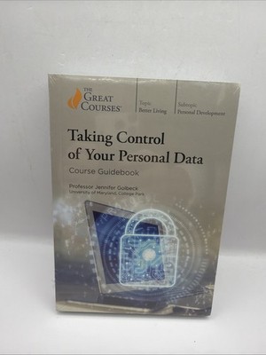 TAKING CONTROL OF YOUR PERSONAL DATA-Golbeck-2 DVD & Course Book Sealed