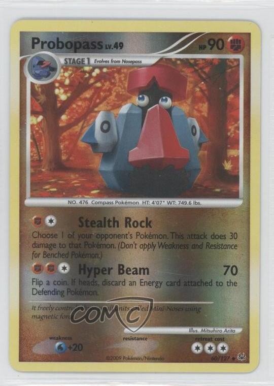 Probopass Reverse Foil Pokémon Platinum #60 2009