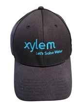 Under Armour Xylem Fitted L/XL Men's Black Cap Let's Solve Water Logo