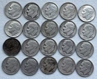 1949-1951 Roosevelt Silver Dimes Lot Of 20 KV-34 AUCTION