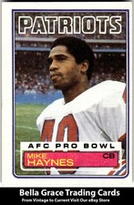 1983 Topps #332 Mike Haynes New England Patriots NFL Football