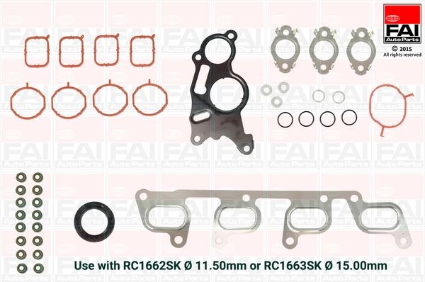 Fai Autoparts Dichtungssatz, Zylinderkopf HS1662NH FüR Audi Seat Skoda Vw-image