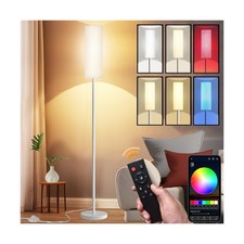 Smart LED Floor Lamp with APP Control  RGB Colors - Dimmable Standing Lamp f...