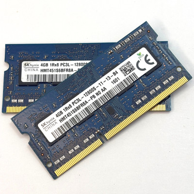 SKHynix 8GB Memory Kit   2x4GB DDR3L 1600MHz PC3L-12800S 1Rx8 SODIMM