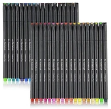 36 Colored Fineliner Pens Fine Tip Pens Porous Fineliner Color Pens