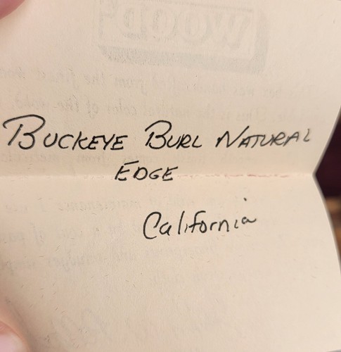 Wood Burl Puzzle Box John Pollock Signed Buckeye Burl National Edge Cali Special - Picture 15 of 19