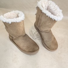 UGG Bailey Bow Knit Bows Girls Boots Size US 4 Chestnut Rare