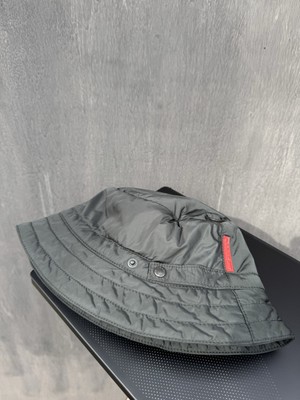 Vintage Prada Sport Khaki/Olive Nylon Bucket Hat OS | eBay