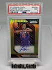 PSA 9 Deandre Ayton 2018-19 Panini TRUE GOLD PRIZM /10 AUTO Rookie Signature RC