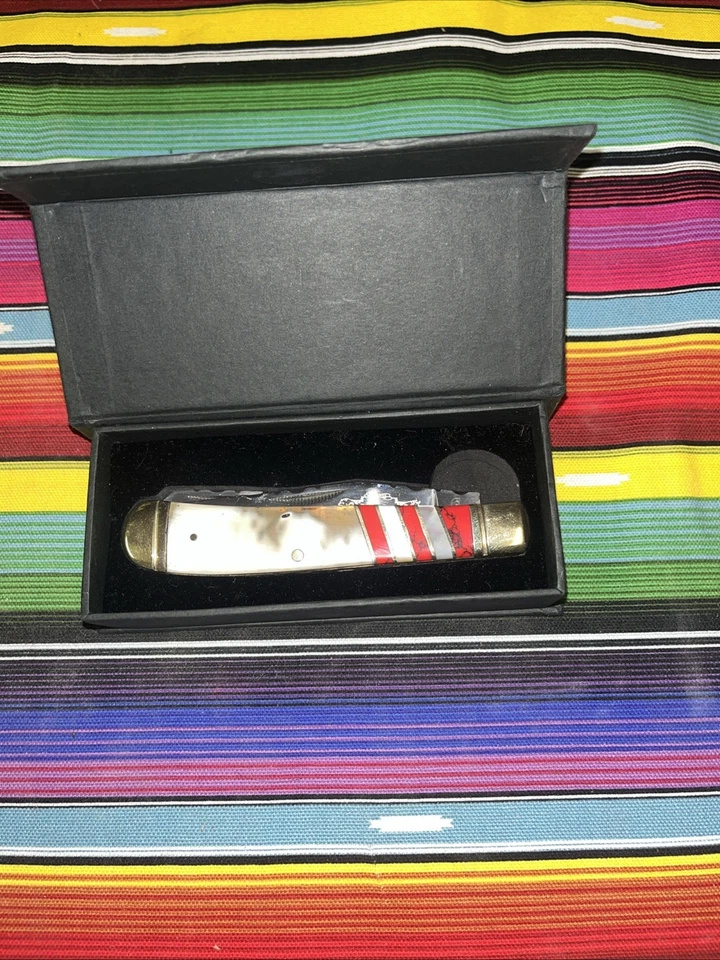 Bear &Bull Cutlery U.S.A. Hand Made Pocket Knife BB-108ABR New In Box - Image 2 of 4