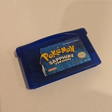 Pokemon Sapphire Version Nintendo Gameboy Advance GBA Authentic New Battery 