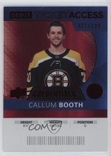 2021-22 Credentials 2020-21 Debut Ticket Access Red 21/199 Callum Booth #112 au6