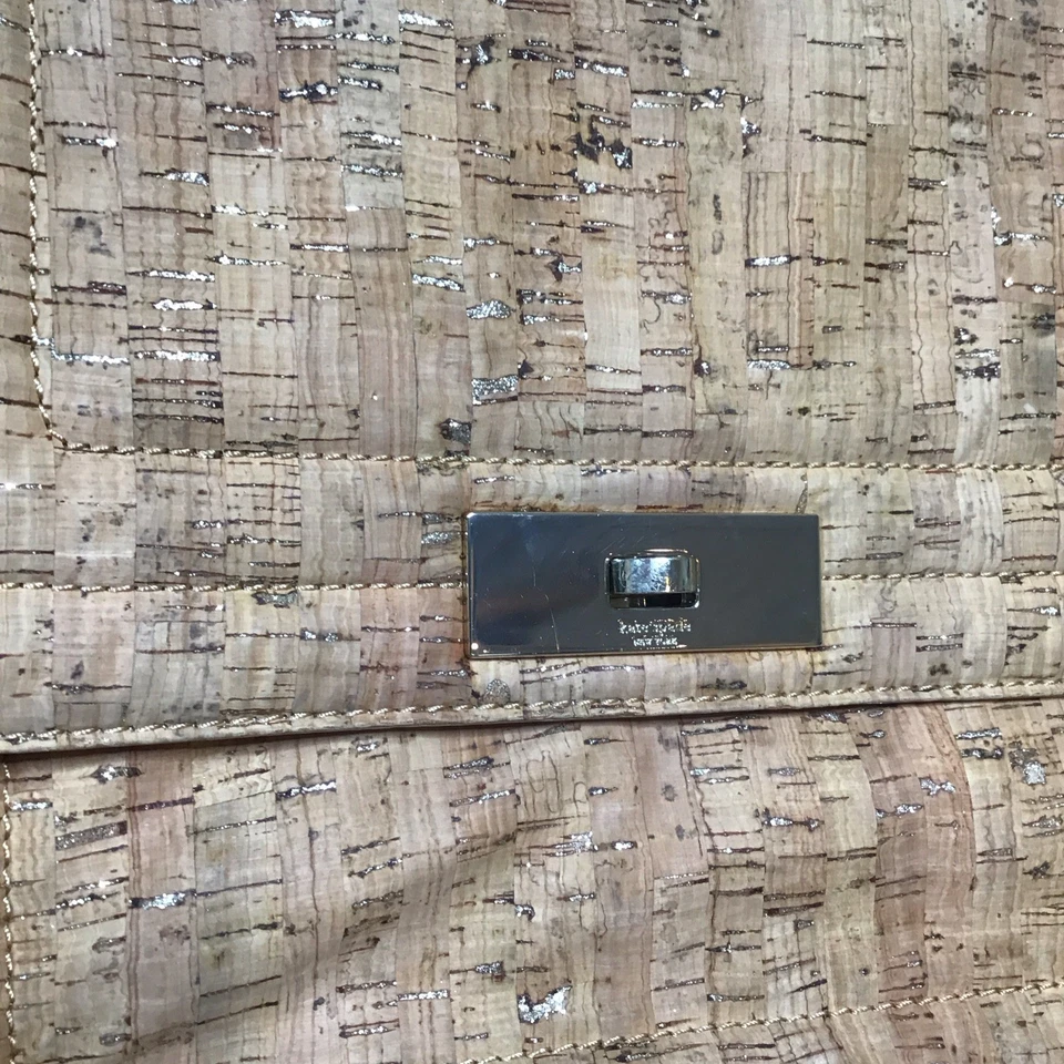 Kate Spade классический женщин кожи и пробки сумочки желтовато-коричневый средний кожаный ремень ручки - Изображение 2 из 4