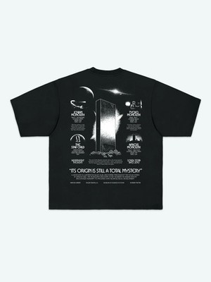Monolith T-Shirt Back printed. Original design. Street style T-shirt.