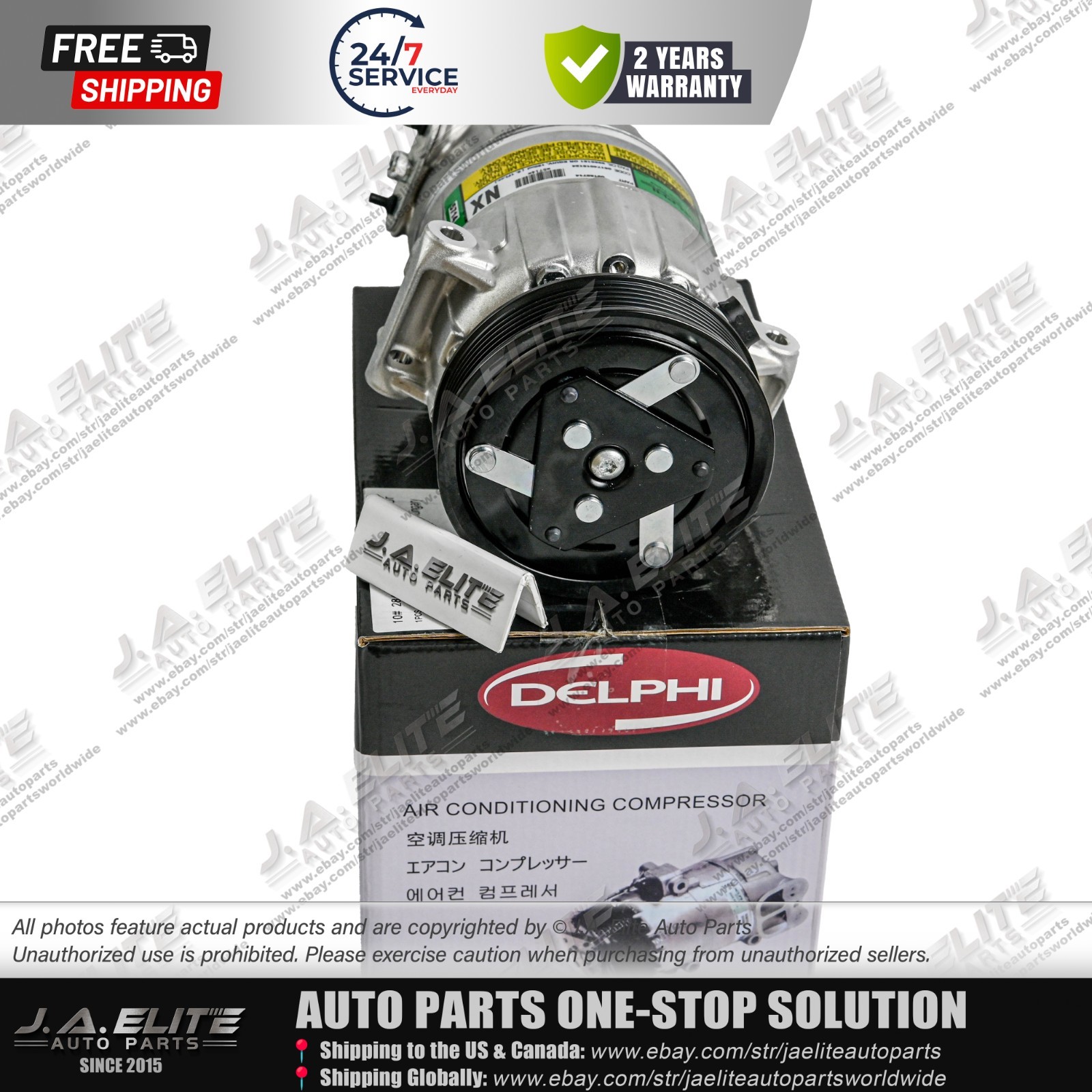 Genuine Delphi Air Conditioning Compressor for Maserati Quattroporte GT, 284728