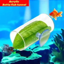 Aquarium Betta Fisch Acryl Rohr Tunnel Dekoration Beobachtung