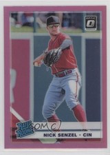 2019 Panini Donruss Optic Rated Rookies Pink Prizm Nick Senzel #89 0y59