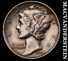 1944 Silver Mercury Dime - Scarce  Better Date  No Reserve  #K1538