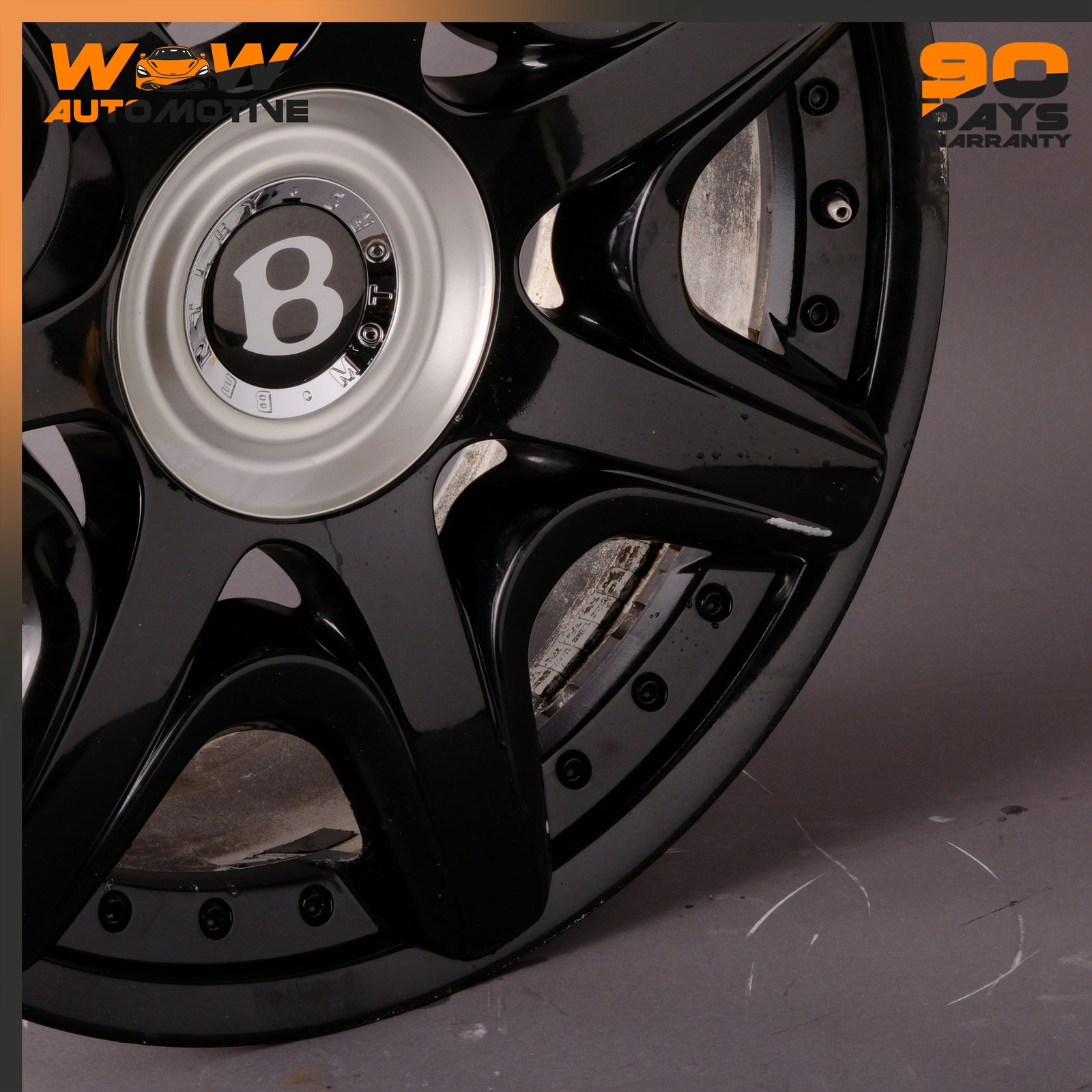 Bentley Continental GT Speed 2009-2013 Front Wheel Black