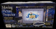 Vintage 2001 Mr. Christmas Moving Picture Projector 10 Movies Holidays NEW