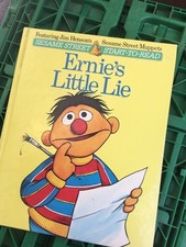 Sesame Street Vintage 1983 1st Ed. Ernie's Little Lie - Dan Elliot Start to Read