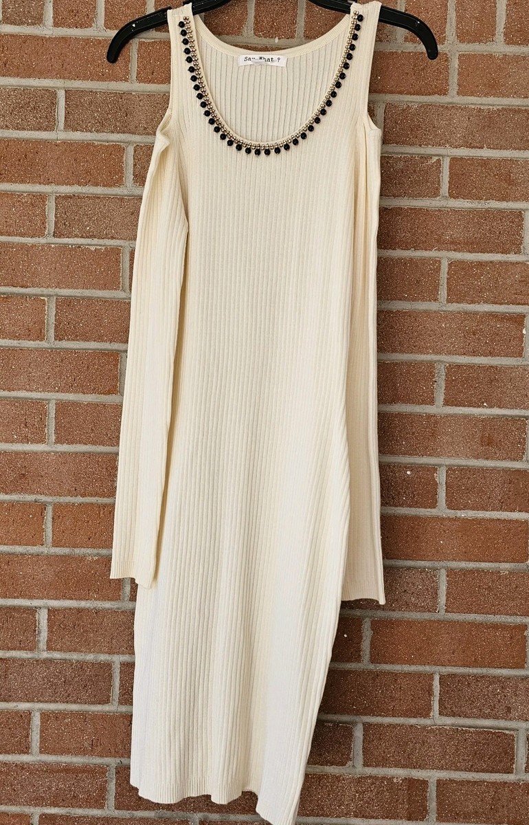 ivory cold shoulder dress Ivory Cold-shoulder Beaded Satin High-low Prom Dress