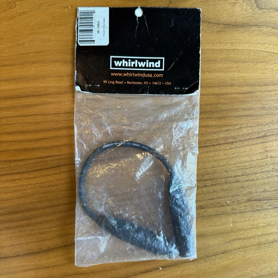 Cable de micrófono Whirlwind MK401 MK4 - 1 pie - MICRÓFONO - CONECTOR - SONIDO Foto 2 de 2